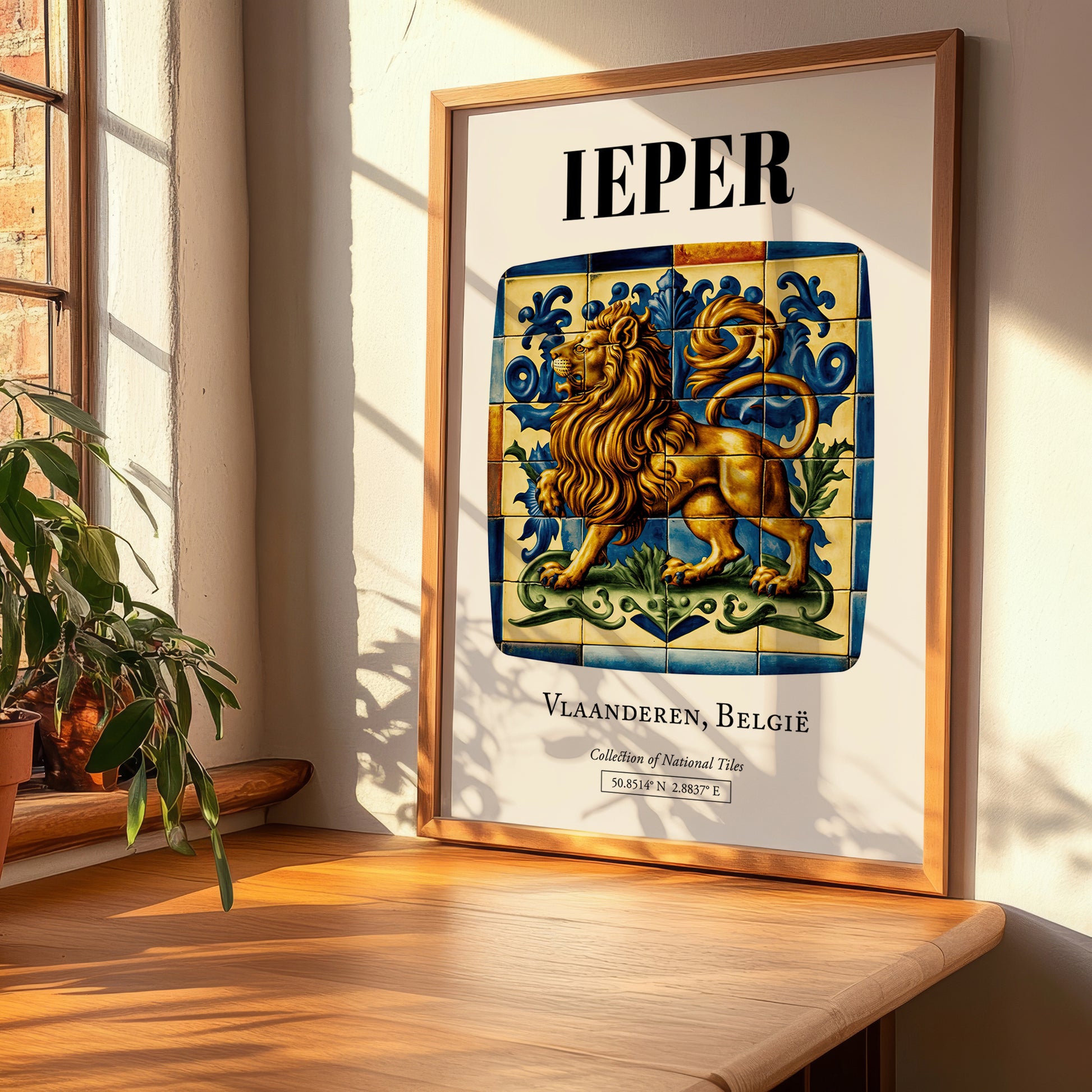 Ypres, Belgium – Travel Wall Art, clean layout with no caption