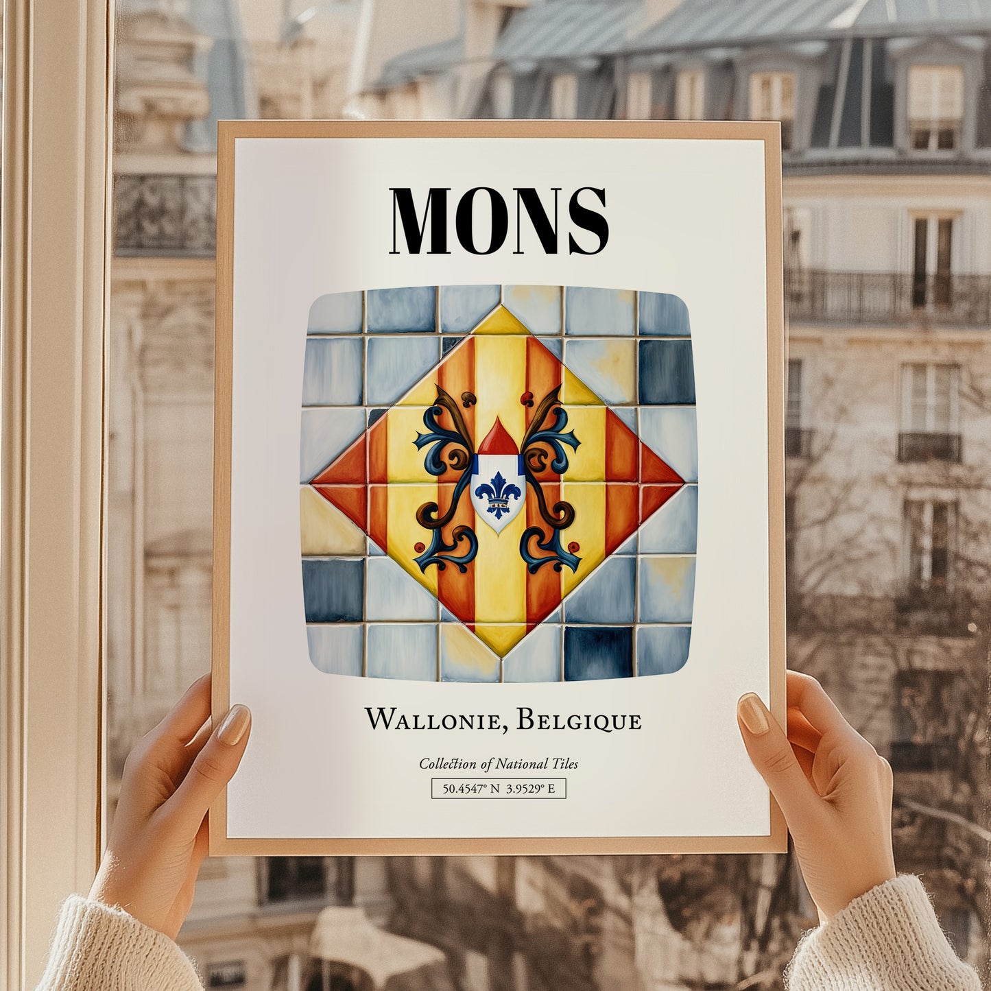 Mons, Belgium – Travel Print