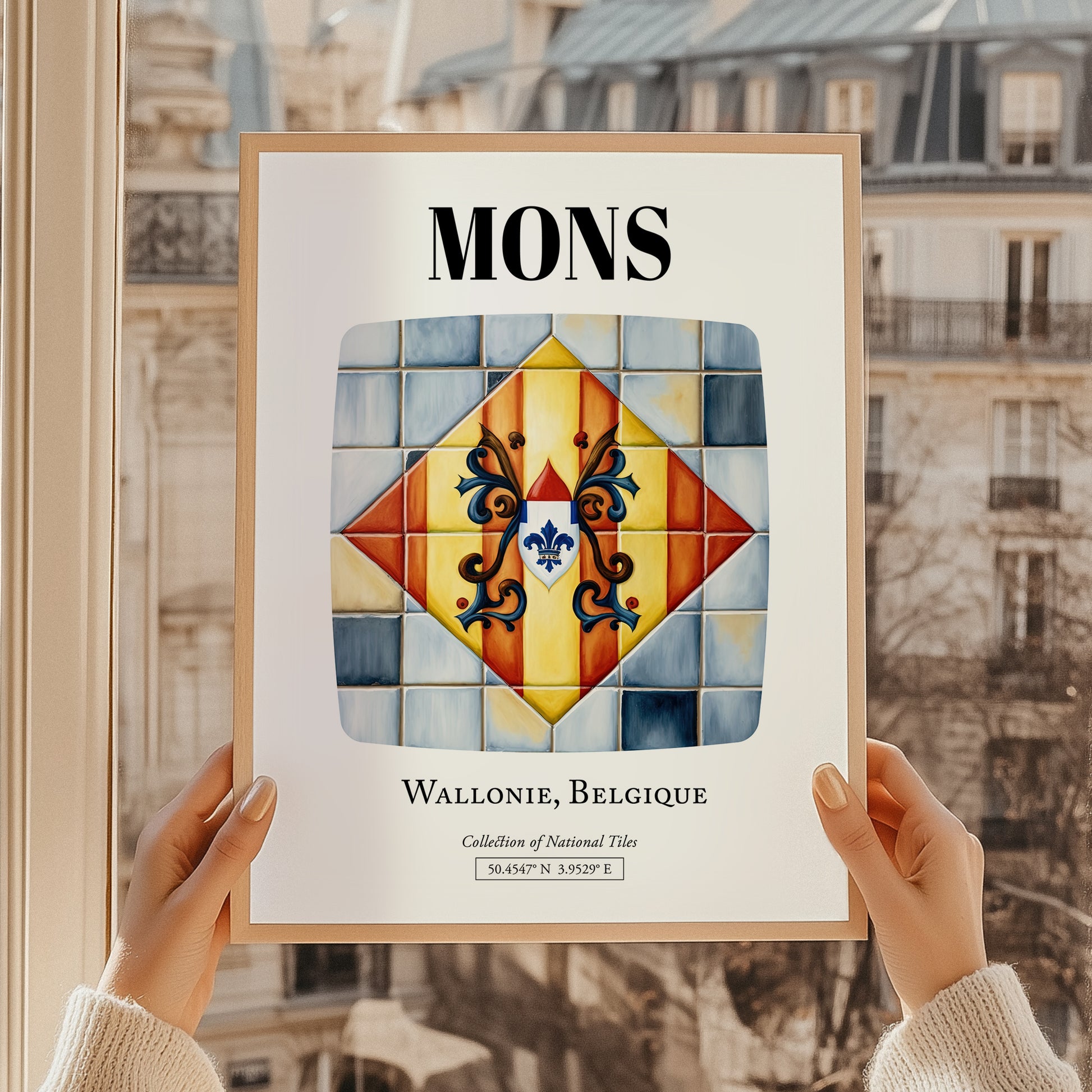 Mons, Belgium – Travel Print