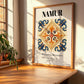 Namur, Belgium – Travel Poster, clean layout with no caption