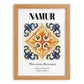 Namur, Belgium – Travel Poster, set in oak frame