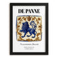 De Panne, Belgium – Travel Wall Art, in sleek black frame