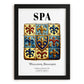 Spa, Belgium – Travel Wall Art, in sleek black frame