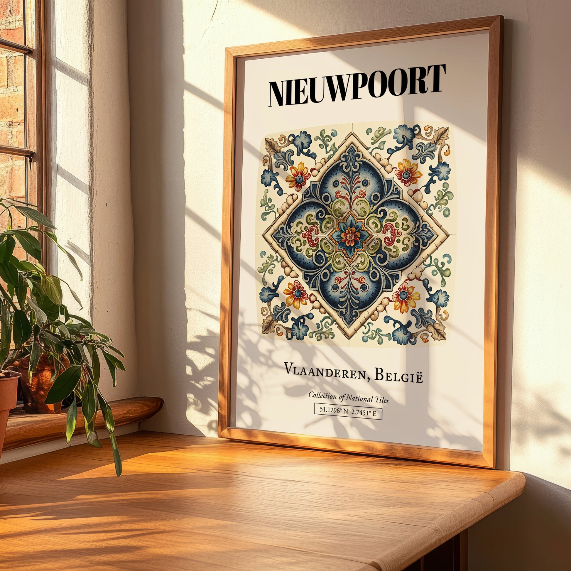 Nieuwpoort, Belgium – World Travel Art, clean layout with no caption