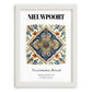Nieuwpoort, Belgium – World Travel Art, placed in minimal white frame