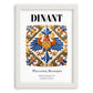 Dinant, Belgium – Travel Wall Art, placed in minimal white frame