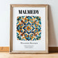 Malmedy, Belgium – Travel Print, in wooden frame leaning on the floor