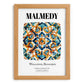 Malmedy, Belgium – Travel Print, set in oak frame