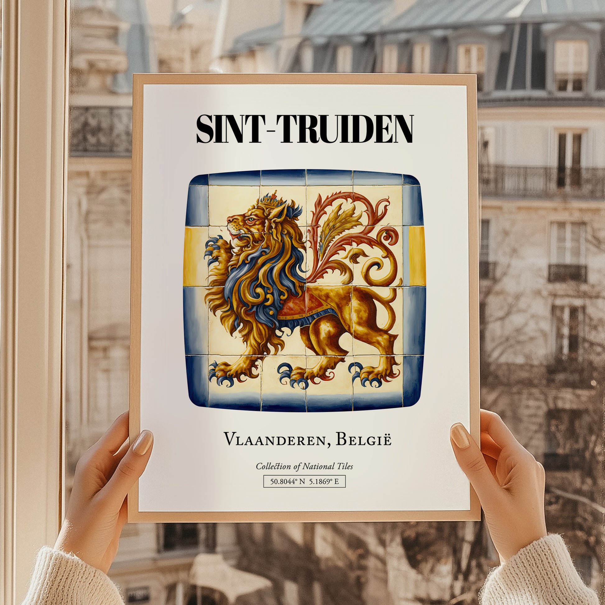 Sint-truiden, Belgium – Tourist Destination Poster
