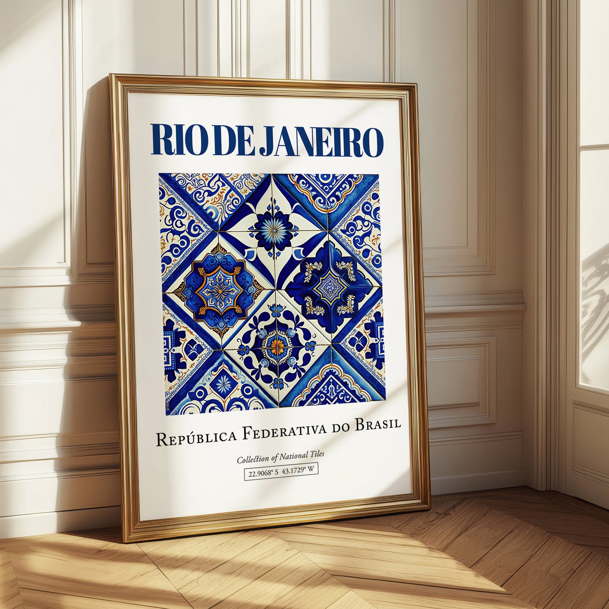 Rio de Janeiro, Brasil – Travel Wall Art, styled in a charming Paris street view