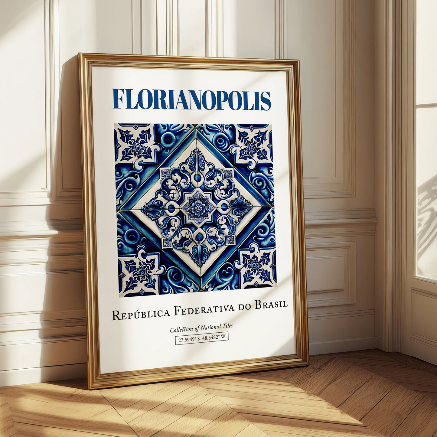 Florianopolis, Brasil – Travel Wall Decor, styled in a charming Paris street view