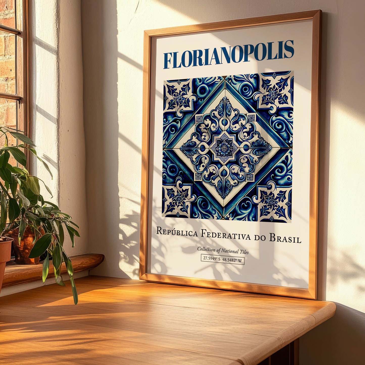 Florianopolis, Brasil – Travel Wall Decor, clean layout with no caption