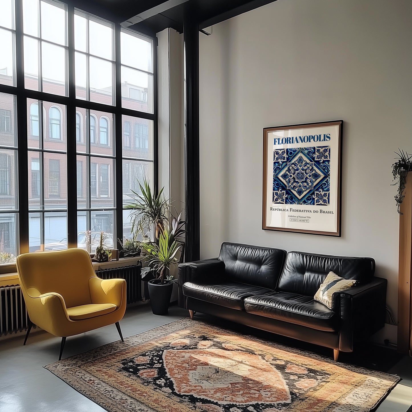 Florianopolis, Brasil – Travel Wall Decor, unframed on coastal sand