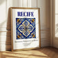 Recife, Brasil – Travel Destination Art, styled in a charming Paris street view