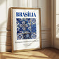 Brasília, Brasil – Travel Wall Art, styled in a charming Paris street view