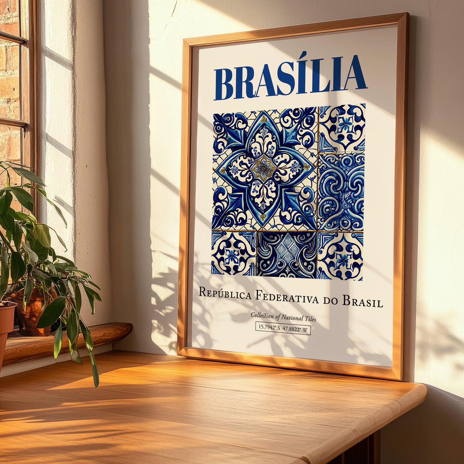 Brasília, Brasil – Travel Wall Art, clean layout with no caption