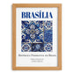 Brasília, Brasil – Travel Wall Art, set in oak frame
