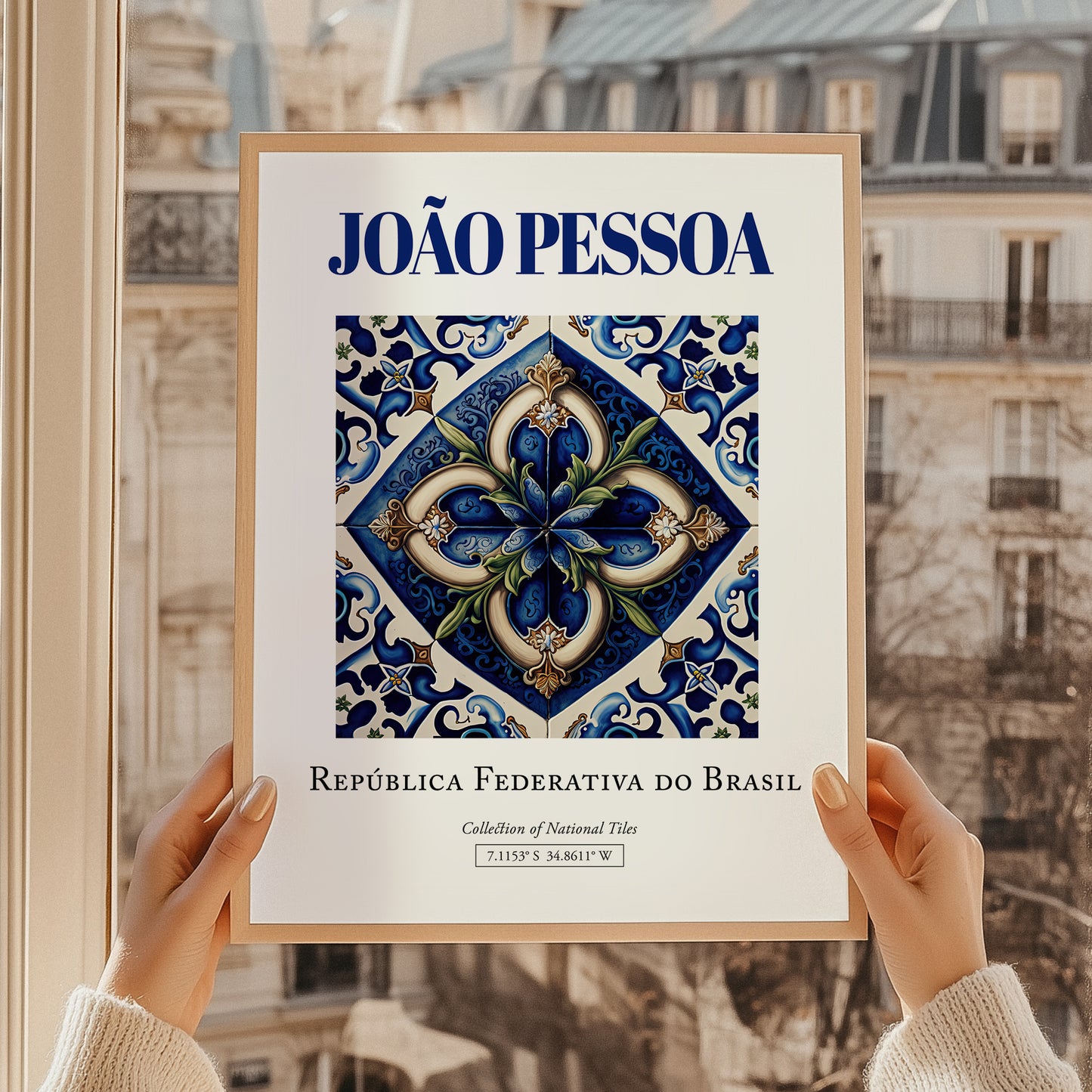 João Pessoa, Brasil – Minimalist Travel Print