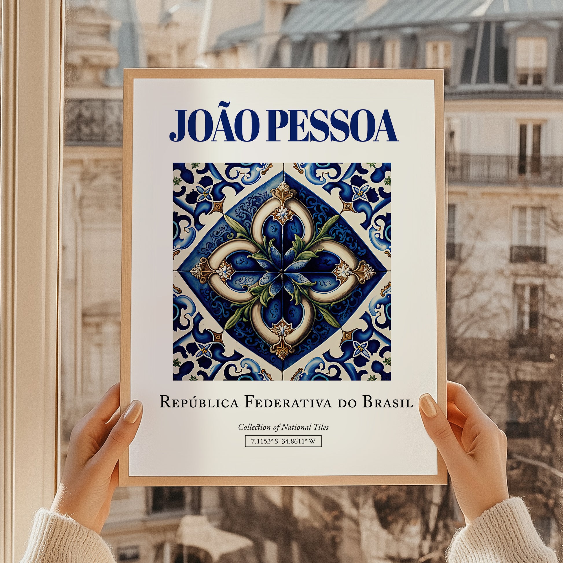 João Pessoa, Brasil – Minimalist Travel Print