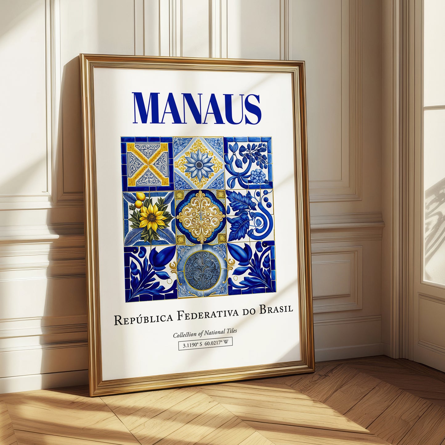 Manaus, Brasil – Travel Wall Decor, styled in a charming Paris street view