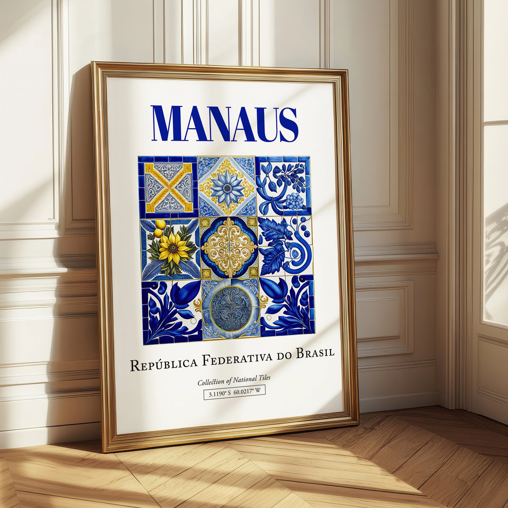 Manaus, Brasil – Travel Wall Decor, styled in a charming Paris street view