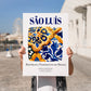 São Luís, Brasil – Tourist Destination Poster, no-text version framed in wood