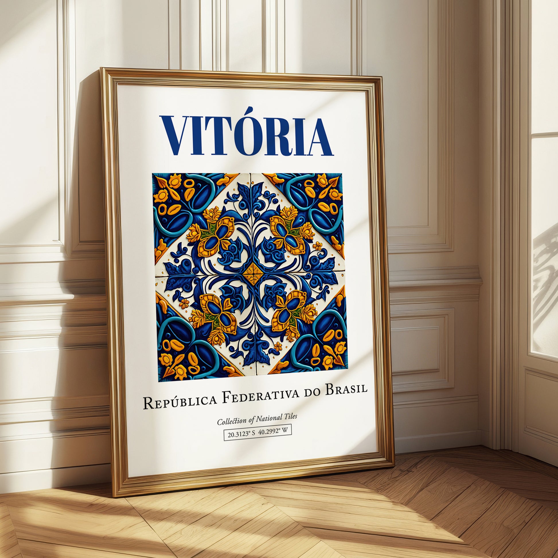 Vitória, Brasil – Travel Wall Decor, styled in a charming Paris street view