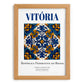 Vitória, Brasil – Travel Wall Decor, set in oak frame