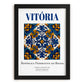 Vitória, Brasil – Travel Wall Decor, in sleek black frame