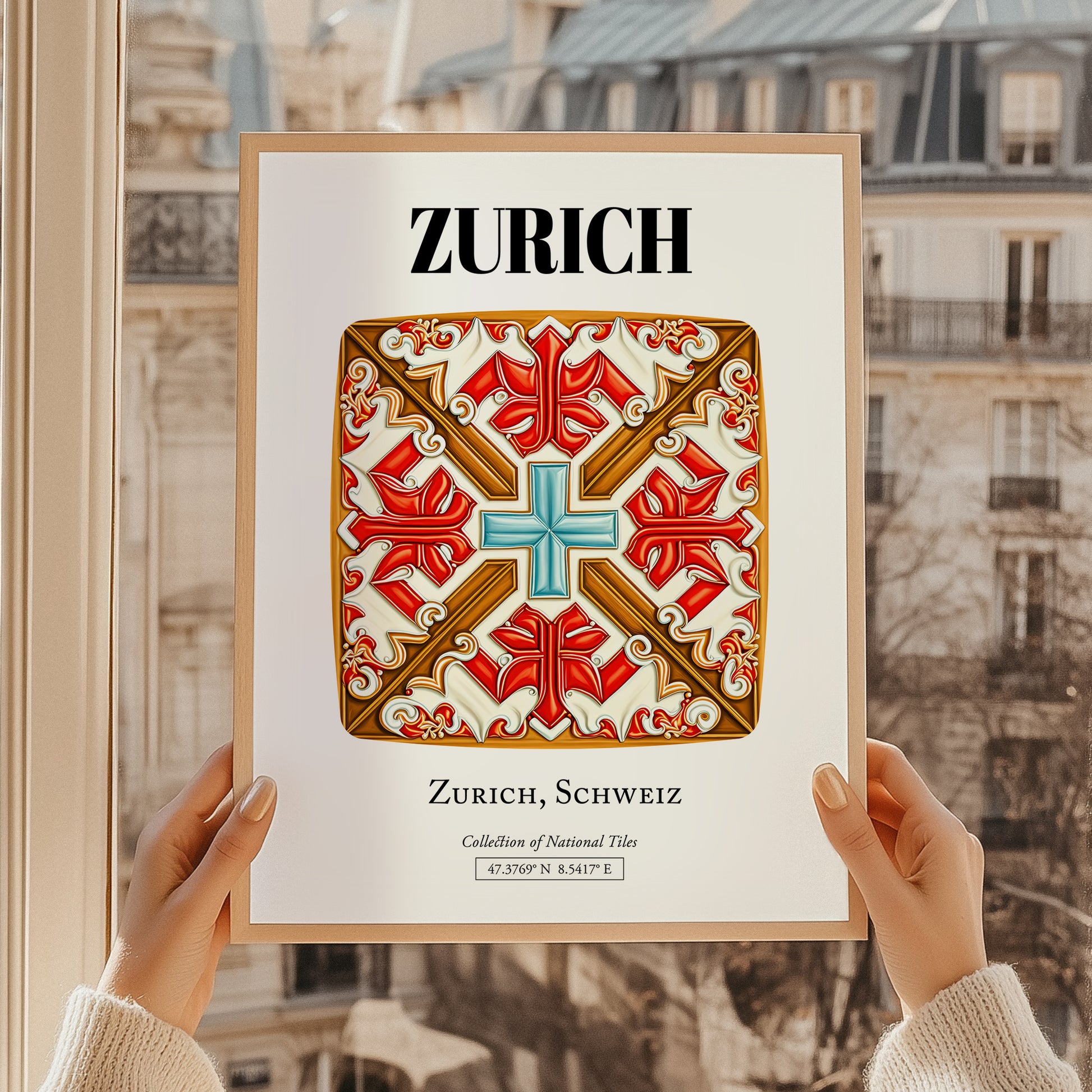 Zurich, Switzerland – Vintage Travel Poster