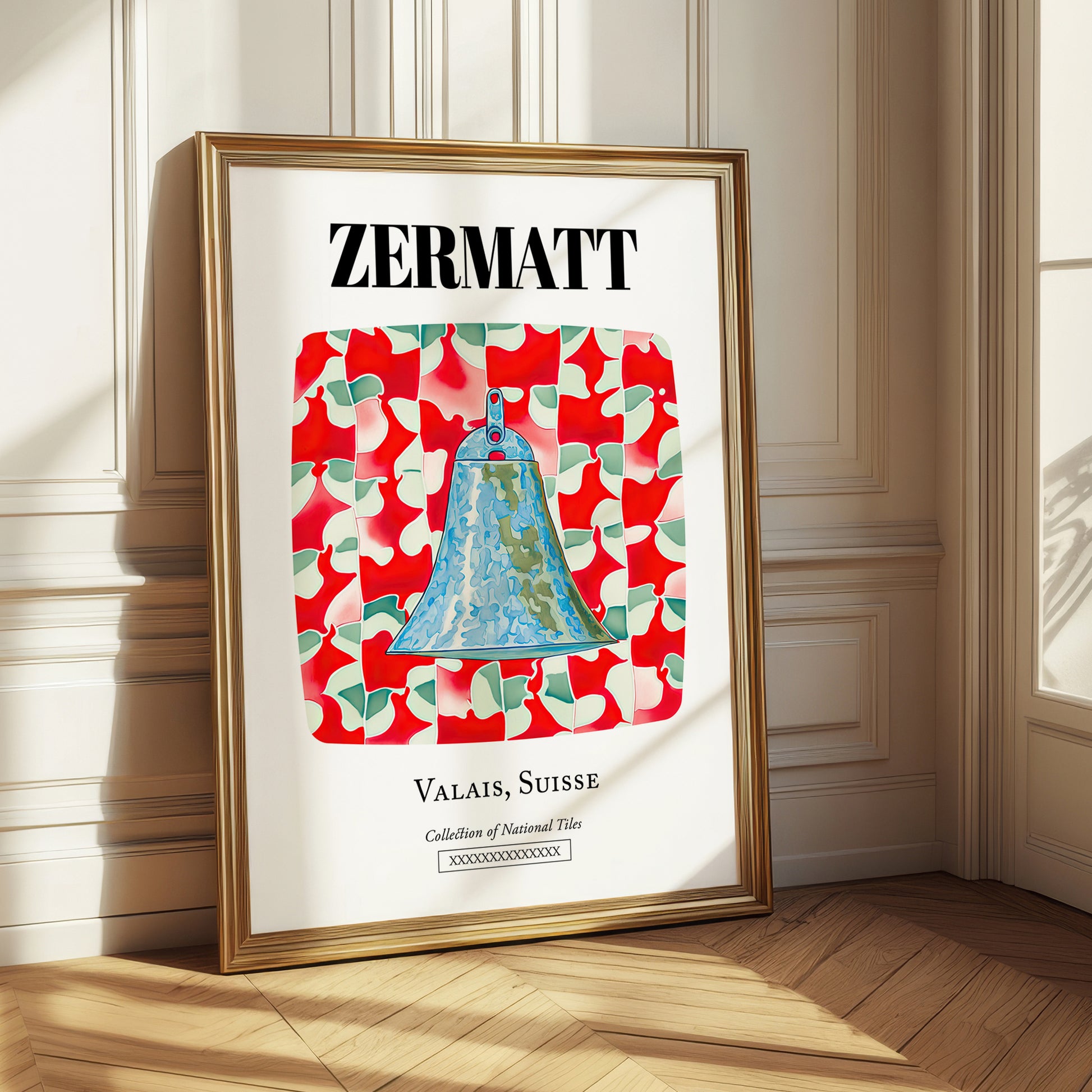 Zermatt, Switzerland – Country Culture Poster, styled in a charming Paris street view