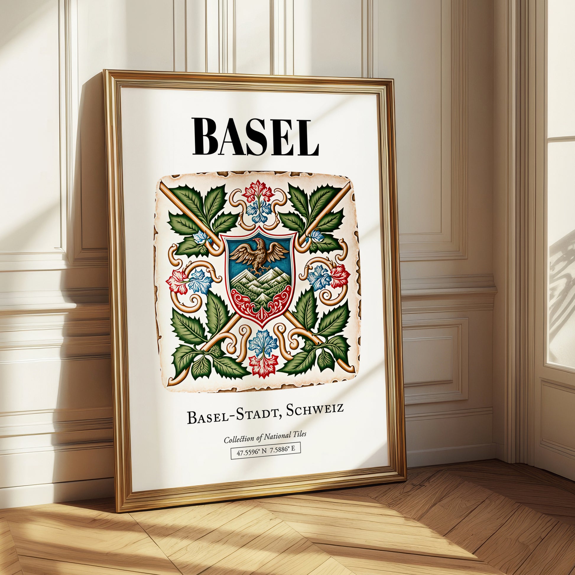 Basel, Switzerland – Global Wall Art, styled in a charming Paris street view
