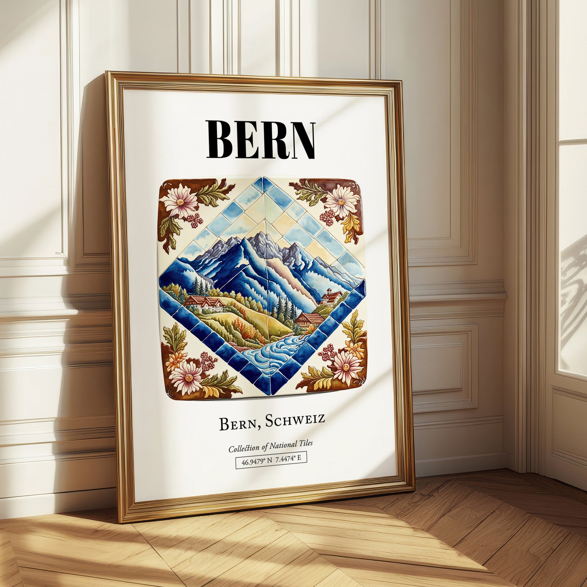 Bern, Switzerland – Travel Wall Decor, styled in a charming Paris street view
