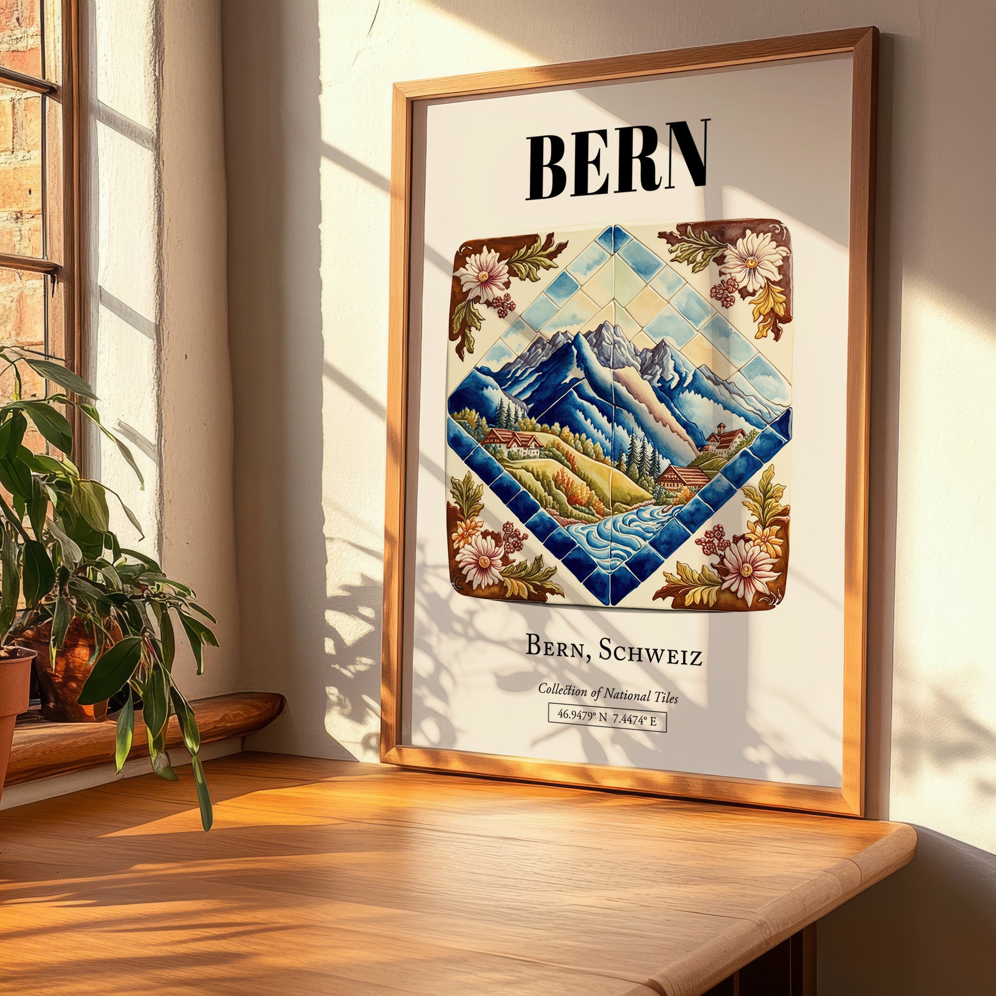 Bern, Switzerland – Travel Wall Decor, clean layout with no caption
