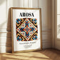 Arosa, Switzerland – Travel Poster, styled in a charming Paris street view