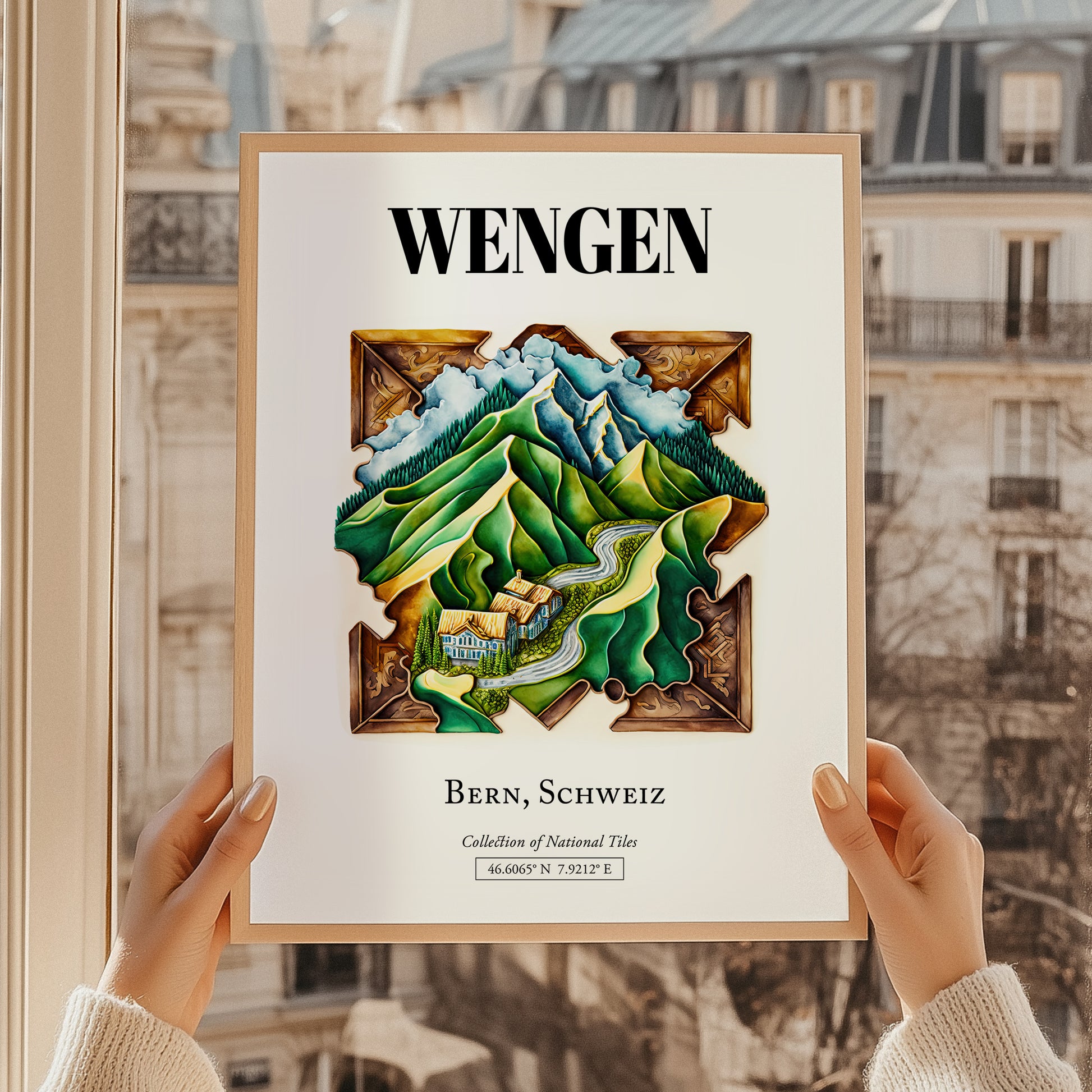 Wengen, Switzerland – Travel Poster