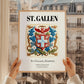 St. Gallen, Switzerland – Wanderlust-Inspired Poster