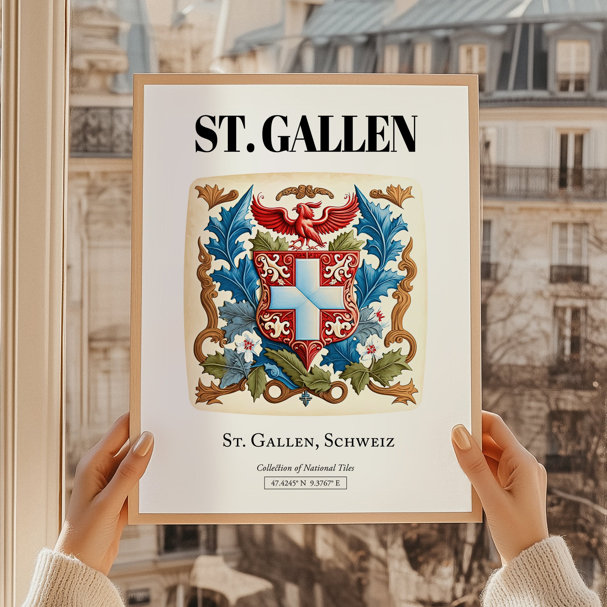 St. Gallen, Switzerland – Wanderlust-Inspired Poster