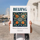 Beijing, China – Wanderlust-Inspired Poster, no-text version framed in wood