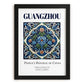 Guangzhou, China – Travel Poster, in sleek black frame
