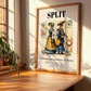 Split, Croatia – Travel Print, clean layout with no caption