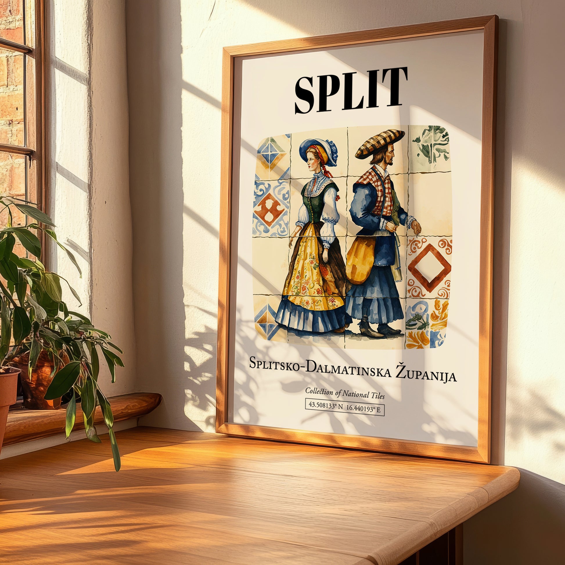Split, Croatia – Travel Print, clean layout with no caption