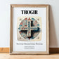 Trogir, Croatia – Travel Print, in wooden frame leaning on the floor