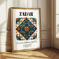 Zadar, Croatia – Minimalist Travel Print, styled in a charming Paris street view