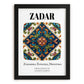 Zadar, Croatia – Minimalist Travel Print, in sleek black frame