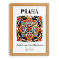 Praha, Czech Republic – Travel Print, set in oak frame