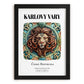 Karlovy Vary, Czech Republic – Travel Print, in sleek black frame