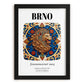 Brno, Czech Republic – Country Culture Poster, in sleek black frame