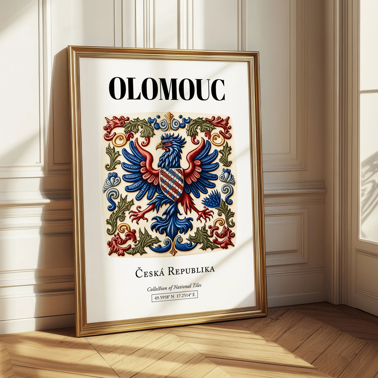 Olomouc, Czech Republic – Wanderlust-Inspired Poster, styled in a charming Paris street view