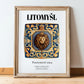 Litomyšl, Czech Republic – Travel Print, in wooden frame leaning on the floor